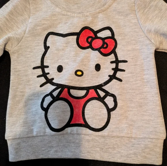 Hello Kitty Gray Kids Sweatshirt - Picture 2 of 5